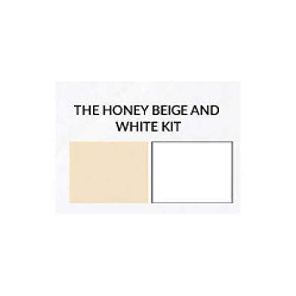 MagicEzy Tile RepairEzy - BEIGE y BLANCO MIEL - Kit de reparación de azulejos de cerámica - Azulejos de baño agrietados - Image 3