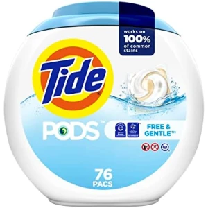Tide PODS Detergente Hipoalergénico líquido suave, 76 unidades  Salud y Hogar