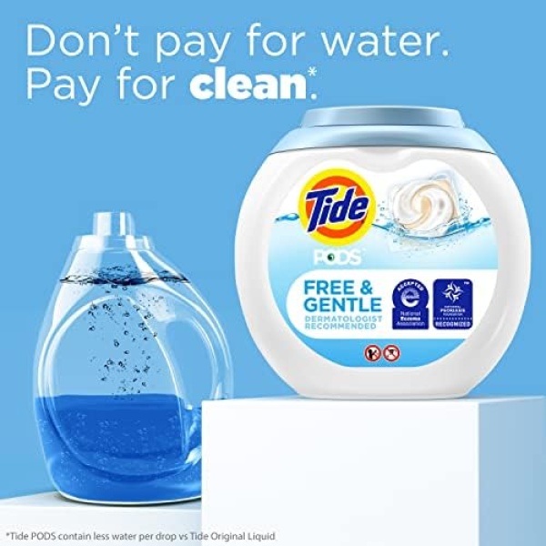 Tide PODS Detergente Hipoalergénico líquido suave, 76 unidades  Salud y Hogar - Image 4