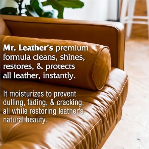 Acondicionador líquido para cuero de un paso Mr. Leather 707310, 8 oz., atomizador (16 oz.) - Image 3