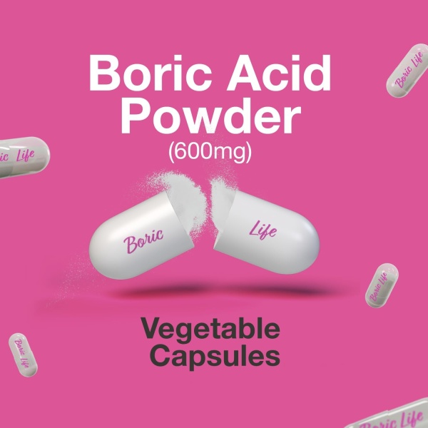 boric Acid suppositories Vaginal – 30 Count, 600 mg – 100% Pure fabricado en EE. UU. – boricfem Apoyo Vaginal - Image 5
