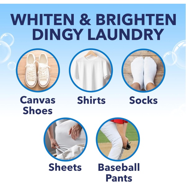 OxiClean White Revive Blanqueador de ropa + Quitamanchas, 5 libras - Image 2