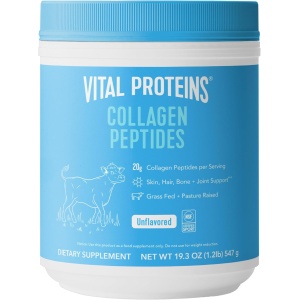 Vital Proteins - Péptidos de colágeno en polvo, 19.3 onzas, paquete de 1, para el cabello, las uñas, la piel, los huesos y las articulaciones, inodoro, sin sabor