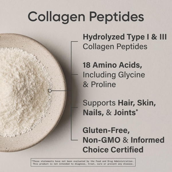 PREMIUM Péptidos de colágeno (16 onzas), alimentado con hierbas, certificado respetuoso de Paleo, sin OMGs ni gluten, sin sabor y fácil de mezclar - Image 4