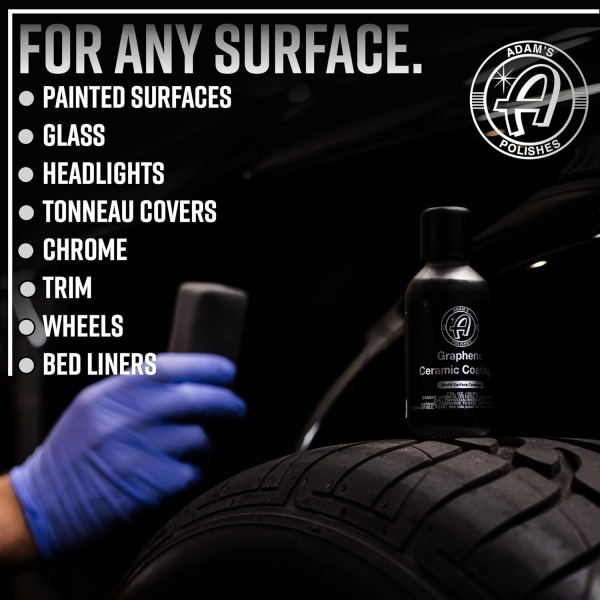 Adam's Kit de revestimiento de cerámica de grafeno UV – Revestimiento de cerámica verificado 10H para coches con más de 7 años de protección y tecnología de brillo UV - Image 6