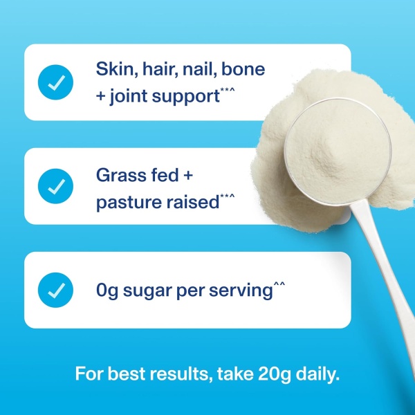 Vital Proteins - Péptidos de colágeno en polvo, 19.3 onzas, paquete de 1, para el cabello, las uñas, la piel, los huesos y las articulaciones, inodoro, sin sabor - Image 6