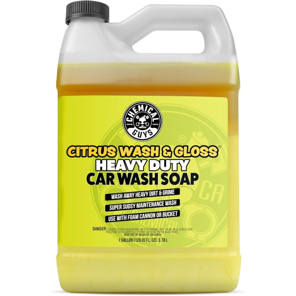 Chemical Guys CWS_301 - Jabón de espuma para lavado de automóviles (funciona con cañones de espuma, pistolas de espuma o lavados)