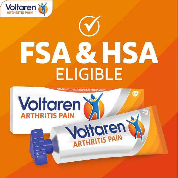 VOLTAREN Gel de dolor de artritis voltaren para alivio de dolor de artritis tópica, no se necesita prescripción - Tubos de 3.5 oz / 100 g (paquete de 2) - Image 9