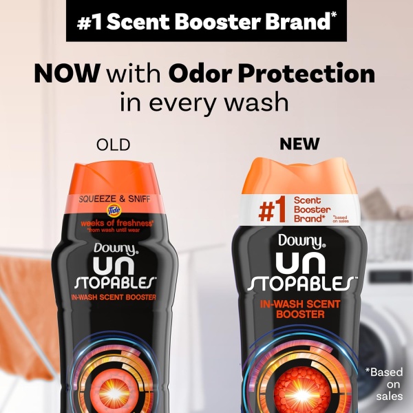 Downy Unstopables - Cuentas potenciadoras de aroma para lavar, Tide Original, 24 onzas - Image 5
