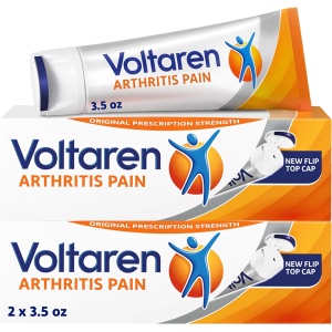 VOLTAREN Gel de dolor de artritis voltaren para alivio de dolor de artritis tópica, no se necesita prescripción - Tubos de 3.5 oz / 100 g (paquete de 2)