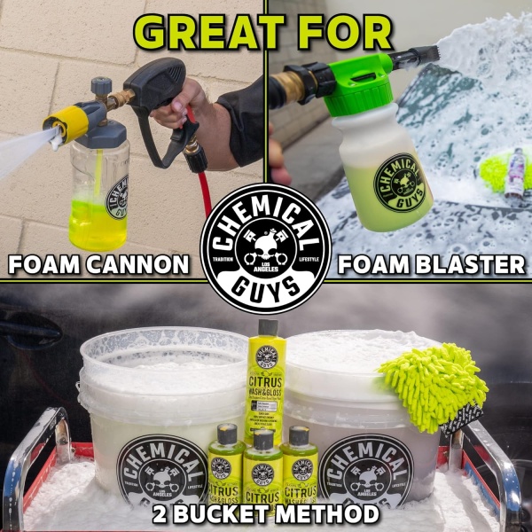 Chemical Guys CWS_301 - Jabón de espuma para lavado de automóviles (funciona con cañones de espuma, pistolas de espuma o lavados) - Image 6