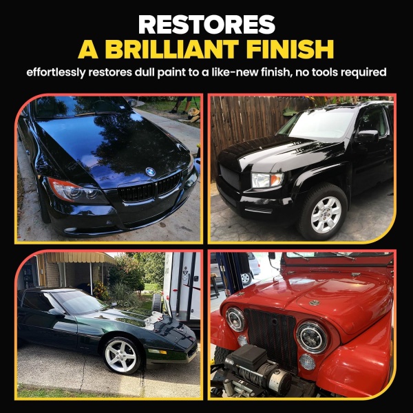 Carfidant Scratch and Swirl Remover - Removedor de arañazos y remolinos para pintura de automóvil, compuesto de pulido para automóviles, con almohadilla pulidora - Image 4