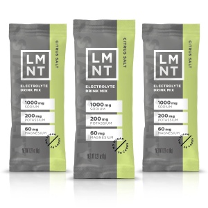 LMNT - Electrolitos sin azúcar - Sal cítrica | Mezcla de bebida | 30 unidades