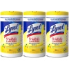 Lysol Toallitas desinfectantes, toallitas de limpieza antibacterianas multisuperficie, para desinfectar y limpiar, flor de limón y lima, 80 unidades (paquete de 3)