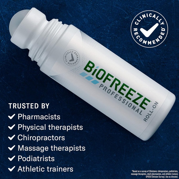 Biofreeze Professional - Tratamiento para aliviar el dolor muscular y articular en presentación Roll-On - Image 4