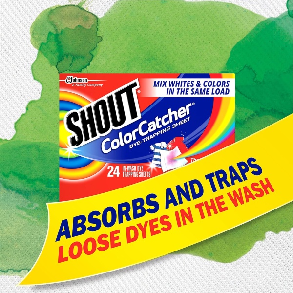 Shout Sábanas de color para lavandería, permiten lavados mixtos, evitan que el color se corra y mantiene el color original de la ropa, 72 unidades, paquete de 2 (144 hojas en total) - Image 5