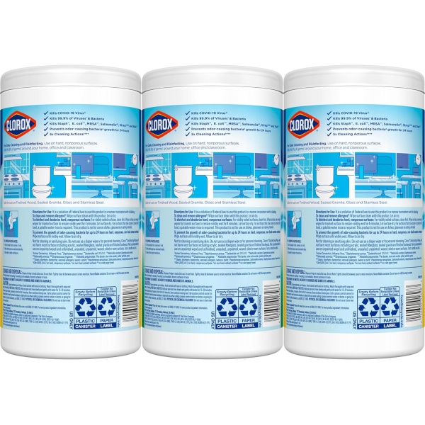 Clorox desinfección Toallitas Value Pack, aroma fresco y mezcla de cítricos, 10754, Multicolor - Image 9