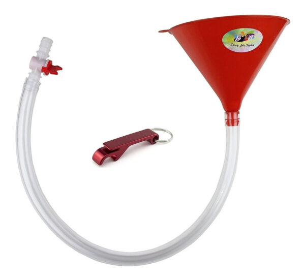 Beer Bong Con La Válvula - Prima Cerveza Embudo - Extra Larg - Image 2