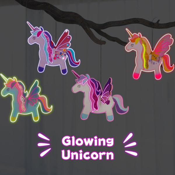 Kit De Pintura Unicornio Luminiscente Regalos Pascua Artes - Image 7