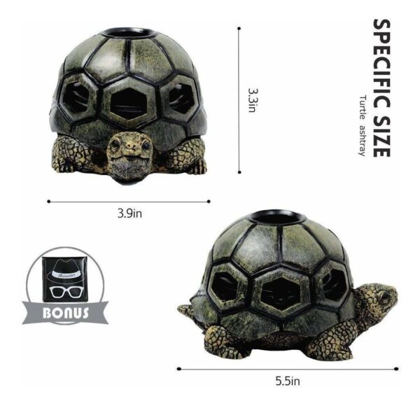 Monsiter Tortuga Ceniceros Para Los Cigarrillos De La Bandej - Image 3