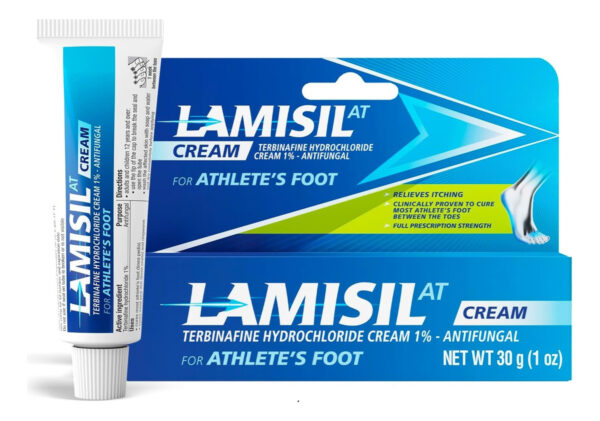 Crema Lamisil Antimicótica Al 1 %pie De Atleta Alivio 30 Gr