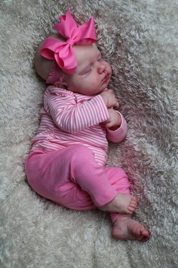 Pinky Reborn Baby Dolls Girl 20 Pulgadas Cuerpo Suave Y Pond - Image 2