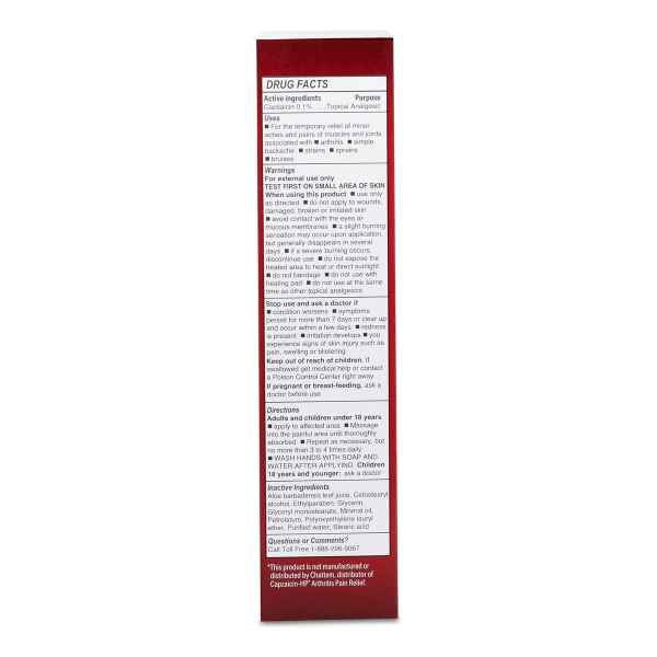 Crema Para Aliviar Dolor Capsaicina 0,1% Alta Potencia 3 Pza - Image 5