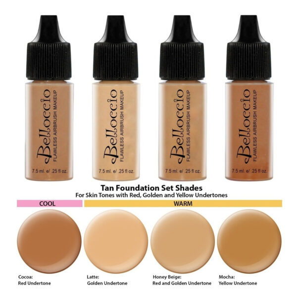 Sistema Maquillaje Aerografo Kit Makeup Cara Tono Bronceado - Image 3