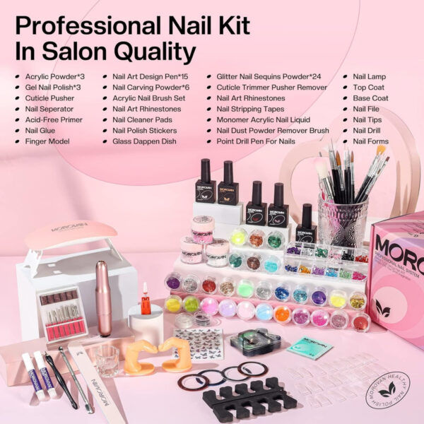 Kit Completo Para Uñas Acrílicas De Inicio Completo - Image 3