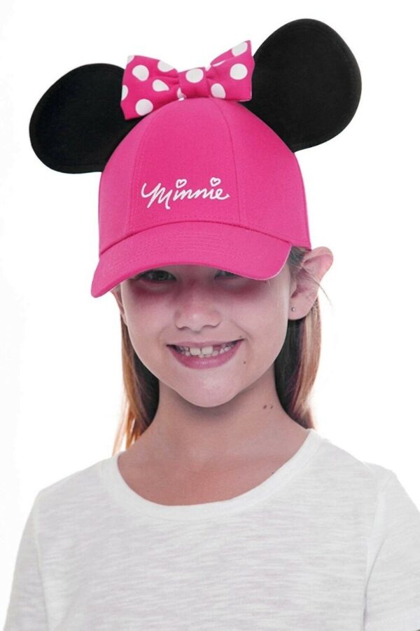 Gorra Béisbol Ajustable Disney Minnie Mouse Con Orejas, Rosa - Image 5