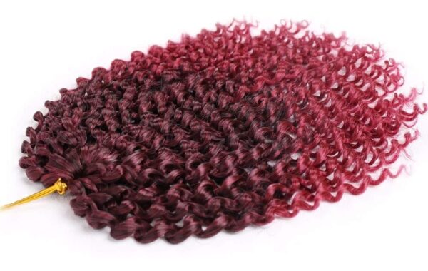 Marlibob Crochet Braids Hair Extensions 6 Packs/lot 8'' Burg - Image 4