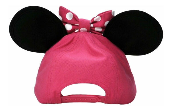 Gorra Béisbol Ajustable Disney Minnie Mouse Con Orejas, Rosa - Image 3