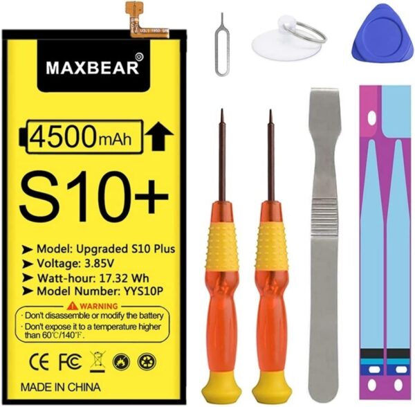 Maxbear Batería Repuesto Samsung Galaxy S10 Plus Msi - Image 4