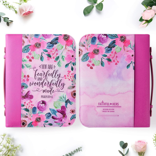 Fundas Grandes De Cuero Para Biblia Mujer Rosa - Image 2