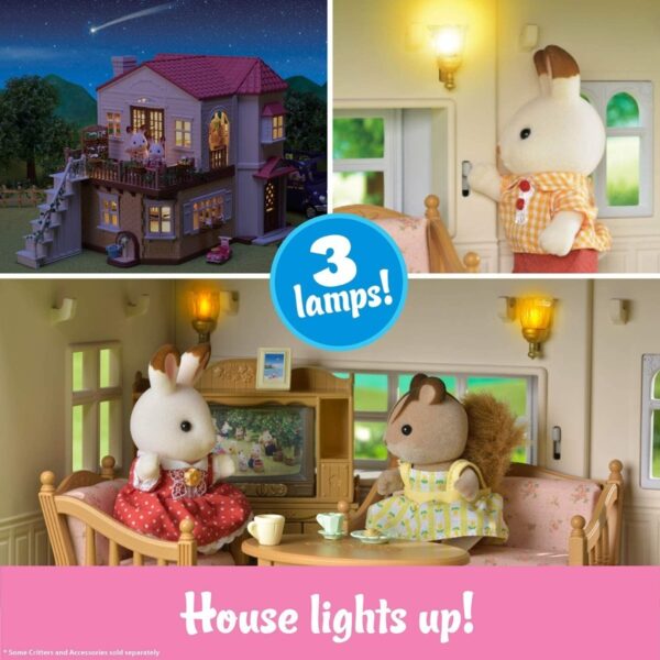 Conjunto Calico Critters Red Roof Casa De Campo Regalo Msi - Image 7