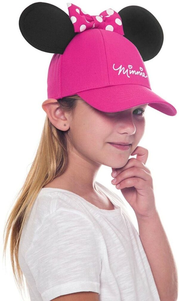Gorra Béisbol Ajustable Disney Minnie Mouse Con Orejas, Rosa - Image 4