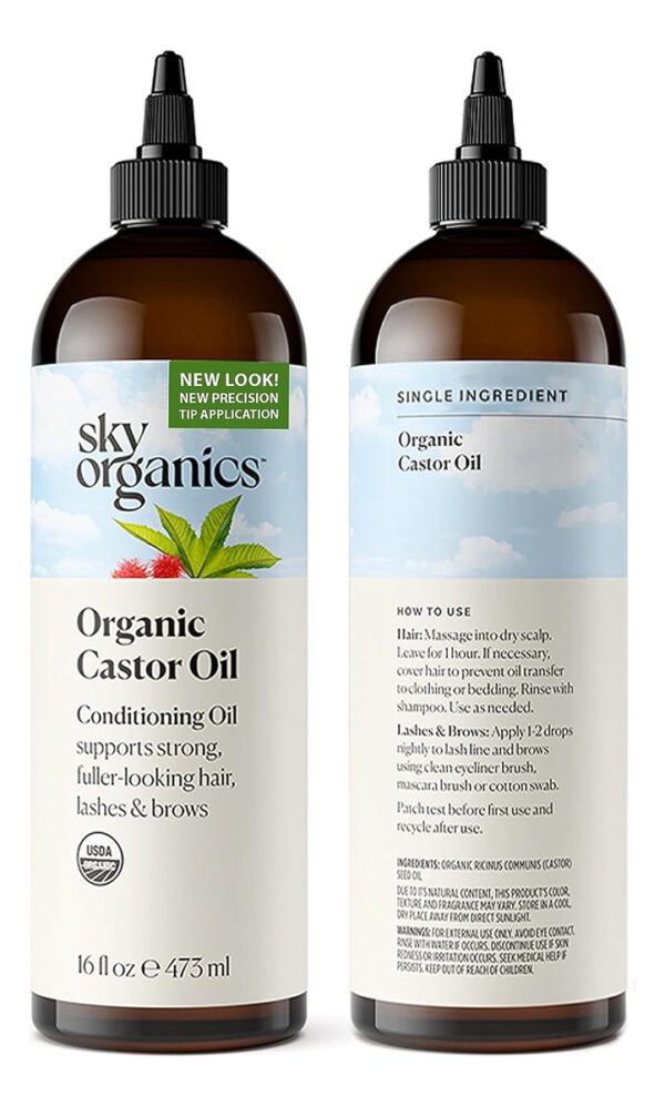 Castor Oil Aceite De Ricino Organico 100% Puro 16oz - Image 2