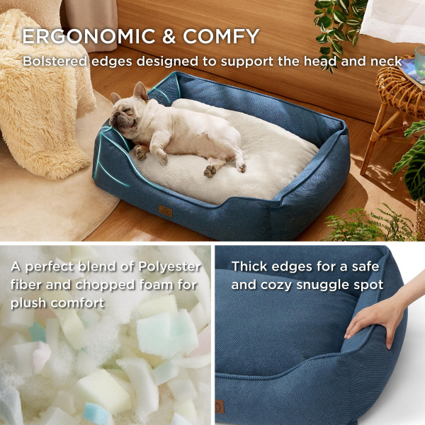 Cama Lavable Impermeable Ortopédica Para Perros Grandes - Image 2