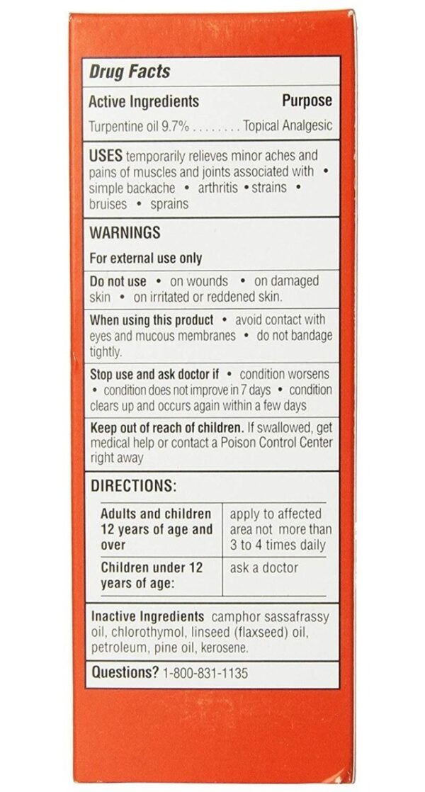 El Dr. J. H. Aceite Linimento Volcánica De Mclean, 4 Oz - Image 2