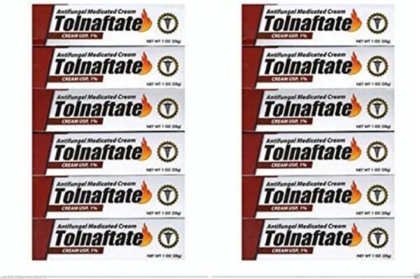Tolnaftato Antifúngico Crema Pie Atleta Anti-hongos 12 Pack