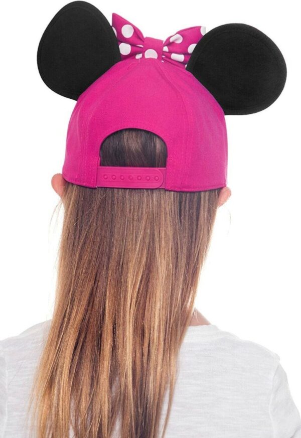 Gorra Béisbol Ajustable Disney Minnie Mouse Con Orejas, Rosa - Image 6