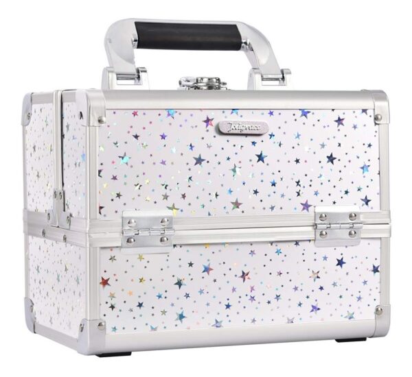 Caja Maquillaje Profesional Organizador Cosmeticos Espejo St