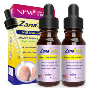 Zanaquick Hongos Uñas Pies, Gotas Antimicóticas 2 Pack