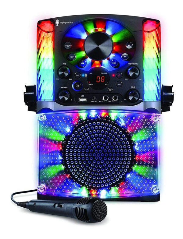 Sistema De Canto Cd Bluetooth Máquina + G Karaoke, Negro (sm - Image 2