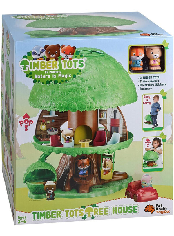 Casa Del Árbol De Tots De Madera Fat Brain Toys - Image 5