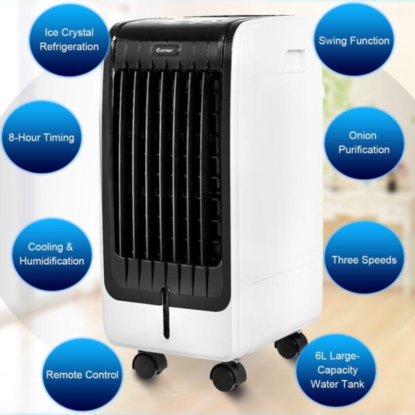 Enfriador De Aire Evaporativo 75w Con Control Remoto - Image 8