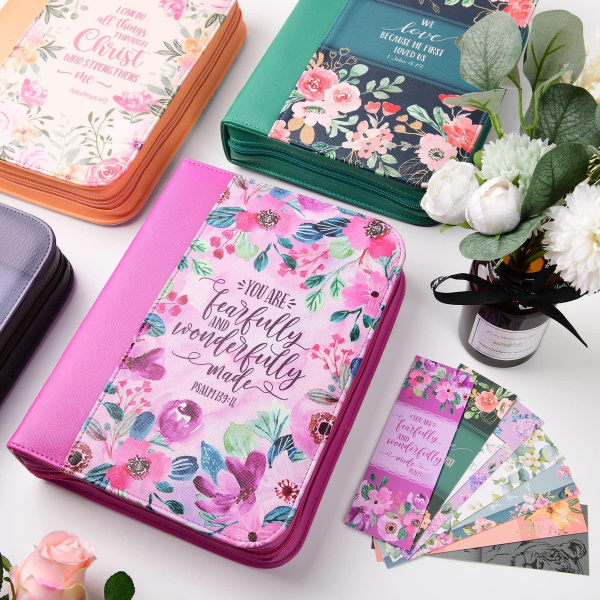 Fundas Grandes De Cuero Para Biblia Mujer Rosa - Image 7