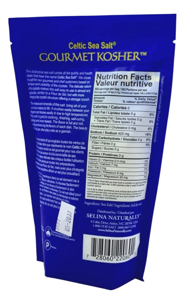 Sellina Naturally Sal De Mar Céltica Gourmet Kosher 454 Gr - Image 2