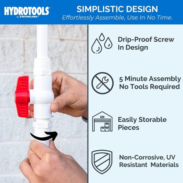 Ducha Regadera Para Albercas Piscinas Jardin Hydrotools - Image 2