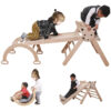 Escalador Triangular De Madera Juguete Montessori Para Niños